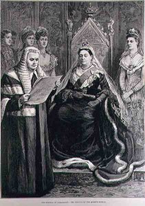 Parlamentonun Açılışı: The Illustrated London News